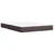 Vidaxl Box spring postelja z vzmetnico temno rjava 160x200 cm blago