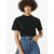 Trendyol White-Black 2-Pack 100% Cotton Basic Stand-Up Collar Knitted T-Shirt