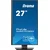 IIYAMA monitor XUB2797QSNP-B1, 27, 2560 x 1440 (QHD/WQHD), IPS, 100 Hz, HDMI, DP