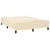 vidaXL vidaXL Box spring postelja z vzmetnico krem 140x190 cm blago, (20894151)
