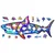 Drvene puzzle - Shark / L KP21844