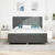 Vidaxl LED Box Spring Postelja Temno siva 180 x 200 cm blago