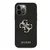 Maska Guess Saffiano Big 4G za iPhone 13 Pro metal, Crna