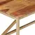 Greatstore Stranska mizica 60x60x40 cm trden palisander