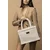 SORENA HANDMADE Ženska torba Teddy honey medium tote, Krem