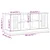 Klupa za cipele VIGO 106 x 35 x 45 cm od masivne borovine
