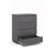 HANAH HOME Komoda Derinkuyu 4 Anthracite