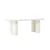 Venture Design Jedilna miza 220x110x75 cm bela