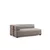 Atelier Del Sofa Ugaona sofa Gondol-1 (L3-CHL) - Siva