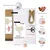 shumee Quilling Set Stripes Magic Elephant 40x50 cm