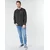 Patagonia Majice z dolgimi rokavi Ms L/S P-6 Logo Responsibili-Tee Črna