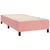 Greatstore Box spring postelja z vzmetnico roza 90x190 cm žamet