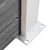 Vidaxl Vrtna ograja WPC 526x186 cm siva