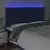 LED uzglavlje plavo 160x5x118/128 cm od tkanine