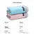 King Shore Set peškira, 33x68cm, 2 komada, Roze-plavi