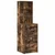 Vidaxl Toaletna mizica 2 szt. Rjava 50 x 41 x 135 cm Konstruiran les