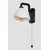 OPVIQ Zidna lampa Beton Black