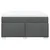 vidaXL vidaXL Box spring postelja z vzmetnico temno siva 160x200 cm blago, (21308452)