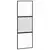 Klizna vrata s priborom 76 x 205 cm kaljeno staklo i aluminij