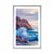 Plakat s paspartujem jutro ob morju - 30x45 white