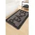 Lessentiel Maison Prostirka za kupatilo Peace, 60x100 cm, Antracit