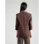 PIECES Blazer PCBOSELLA temno rjava/bela