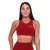 GymBeam Ignite Sports Bra Dark Red