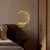 Opviq Moon 13329 Zidna lampa, Zlatna