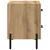 Vidaxl Nočna omarica s predalom 2 pcs artisan hrast 40 x 35 x 47.5 cm