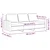 Vidaxl Trosed rjav 180 cm blago