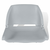 VIDAXL zložljiv sedež za čoln brez blazine 41 x 51 48 cm, siv