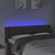 Vidaxl LED posteljno vzglavje taupe 163x16x78/88 cm blago