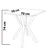 HANAH HOME Set Trpezarijski sto i 2 stolice Elma Burgundy Black