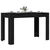 Blagovaonski stol crni hrast 120x60x76 cm konstruirano drvo