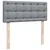 Vidaxl Boxspring postelja z vzmetnico svetlo siva 120x190 cm blago