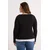 Trendyol Curve Ženska bluza Tbbaw26Af00089, Crna