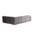 Atelier del Sofa Ugaona garnitura Lego 100x76x300cm Siva