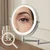 Stensko ogledalo LED Glow Chrome