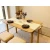 HANAH HOME Trpezarijski sto i stolice Vina Mini 05 1005 Oak Cream