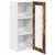 Vidaxl Viseča omarica Dimljeni oreh 40 x 31 x 100 cm Konstruiran les