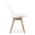 BE Stol MARK - prozorne/naravne noge x 4