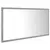 LED kupaonsko ogledalo siva boja betona 90x8,5x37 cm od iverice