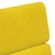Blagovačke stolice s kotačima 2 pcs Žuta 58 x 65 x 98 cm Baršun