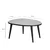 Hanah Home Klub sto Gusto 75x38x55cm Crno-Sivi