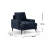 Atelier del Sofa Fotelja Papira Arm 90x88x80cm Teget