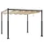 Venturo Prestige 3x3m Bež Pergola Čelična konstrukcija
