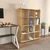 Hanah Home Polica 92,5x132x30cm Hrast