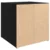 Set TV komoda 2 pcs 37 x 35 x 37,5 cm Crna Konstruirano drvo