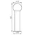 Kanlux 46085 - Spoljašnja lampa STONO 1xE27/15W/230V 80 cm IP65 antracit
