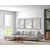 Atelier del Sofa Ugaona garnitura Eti 98x78x170cm Siva